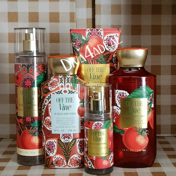 Bath & Body Works OFF THE VINE 1.7 FL OZ EDP + 6PC Collection Set Bundle